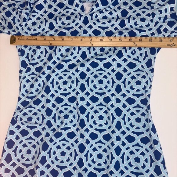 J. McLaughlin Lola Catalina Dress - Sky Blue Royal Blue size XS - Picture 6 of 11